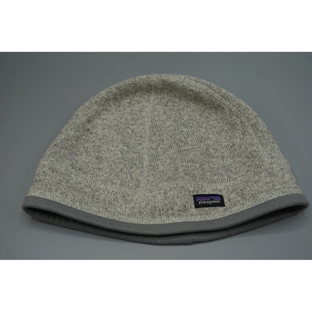 Patagonia Better Sweater Beanie Grey Fleece Knit Hat Medium